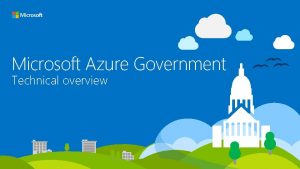 Azure government roadmap