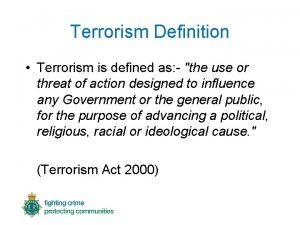 Act definition government