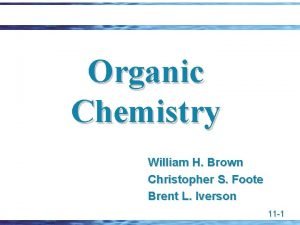 Organic chemistry william h brown