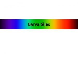 Barva tles Barva tles m nkolik pin 1