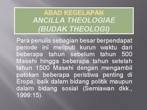 Ancilla theologiae