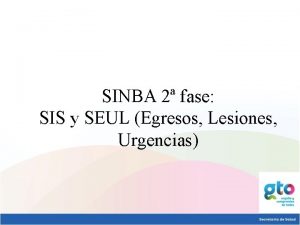 Sinba.salud.gob.mx seul