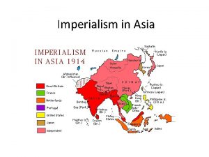 Imperialism in asia