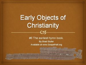 Oxyrhynchus hymn lyrics Oxyrhynchus hymn lyrics
