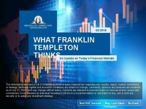 Franklin templeton municipal bonds