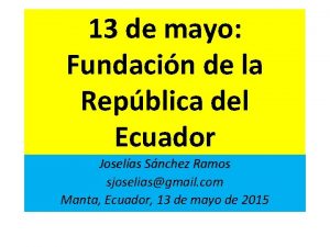 Constitucion de ecuador 1830