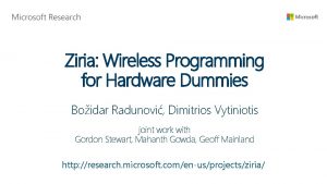 Hardware for dummies