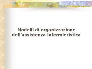 Differenza tra primary nursing e case manager