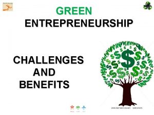 Challenges of green entrepreneurship