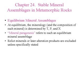 Acf diagram metamorphic rocks