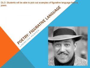 Dreams by langston hughes figurative language