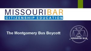 The Montgomery Bus Boycott Our Focus Groups Who