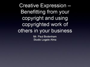 Copyright notice