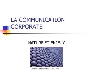 Communication corporate définition