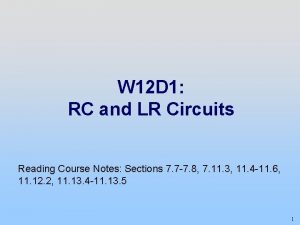 Rc circuit formula