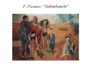 Picasso saltimbanchi