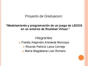 Proyecto de Graduacion Modelamiento y programacin de un