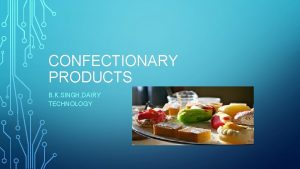 Classification of confectionery