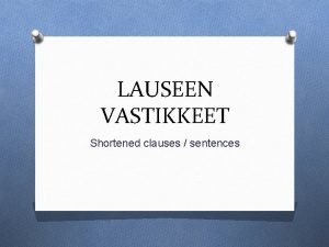 Lauseen