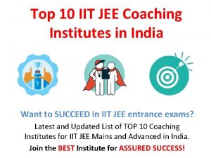 Top 10 coaching institute in india
