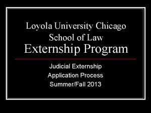 Loyola law symplicity