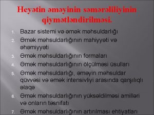 Heytin myinin smrliliyinin qiymtlndirilmsi 1 2 3 4