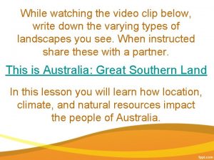 Australia major natural resources