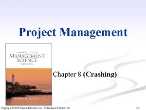 Project crashing template Project crashing template