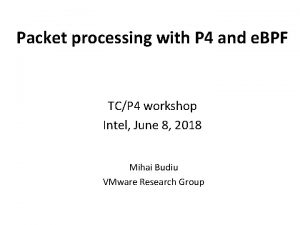 Packet processing Packet processing