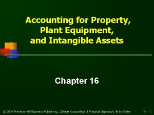 Property, plant, and equipment and intangible assets are
