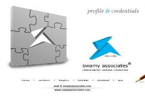 profile credentials swamy associates a pan India legal