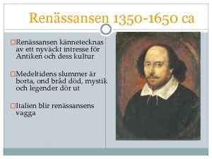 Renssansen Renssansen