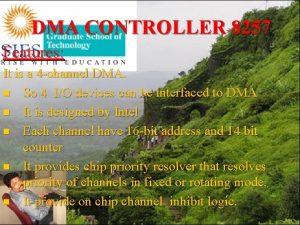 Features of 8257 dma controller