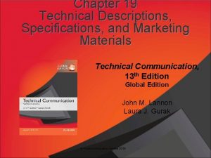 What is technical description
