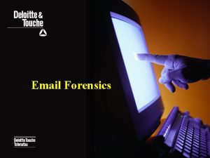 Email forensics case study