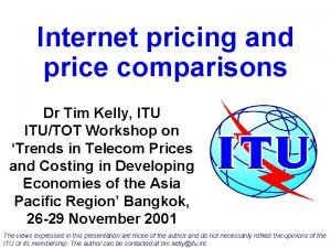 Internet price comparisons