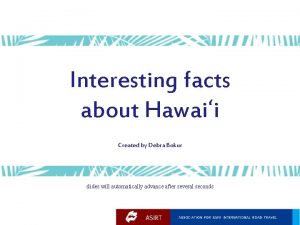 Interesting facts about hawaii