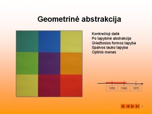 Geometrin abstrakcija Konkreioji dail Po tapybin abstrakcija Grietosios