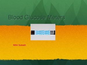 Glucometer