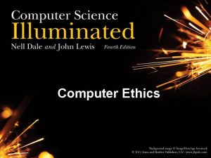 Computer ethics case scenarios