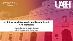 Nacionalismo revolucionario arte
