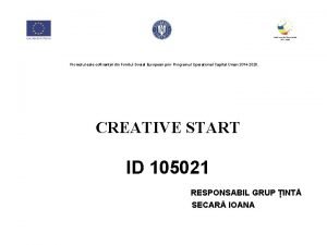 Industrii creative exemple