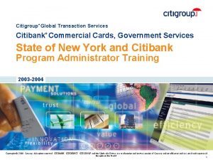 Citibank commercial card