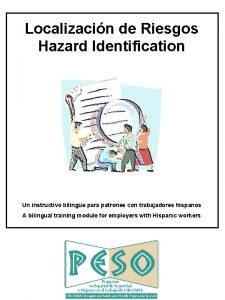 Localizacin de Riesgos Hazard Identification Un instructivo bilinge