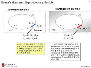 3 Derivation of Greens theorem for Efield a