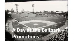 Bill veeck promotions