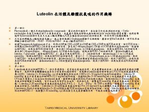 Mechanisms of antiasthmatic action of Luteolin in vivo
