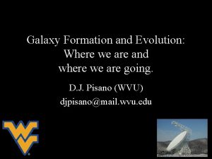 Galaxy Formation and Evolution Where we are and