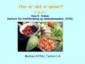 Osteoporose kostholdsanbefalinger