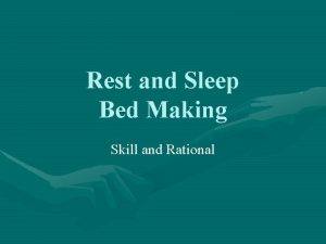 Bed making types